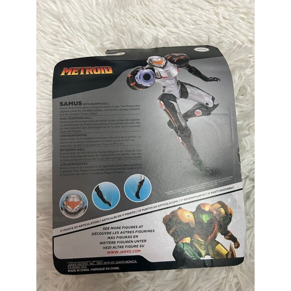 New Jakks Samus with Morph Ball Action Figure Toy - Picture 3 of 5